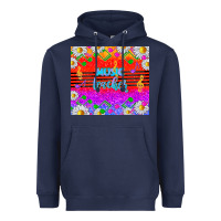 Navy rainbow music teacher Heavyweight Hoodie - TumblerDesignByShophia