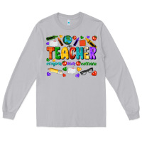 Moon Dust teacher crayons kids caffeine Long Sleeve Tee - NancyCooperArtShop