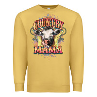 Antique Gold Country Mama Premium Sweatshirt - HowdyJamesFarm