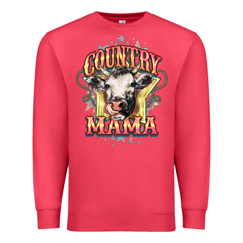 Country Mama Premium Sweatshirt by HowdyJamesFarm | Teevron