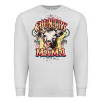 Dove Grey Country Mama Premium Sweatshirt - HowdyJamesFarm