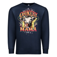 Navy Country Mama Premium Sweatshirt - HowdyJamesFarm