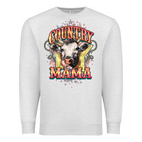 Oatmeal Heather Country Mama Premium Sweatshirt - HowdyJamesFarm