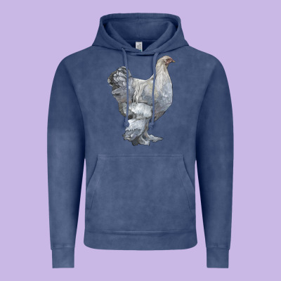 Brahma Chicken Vintage Hoodie Designed By Lillyallendesigns