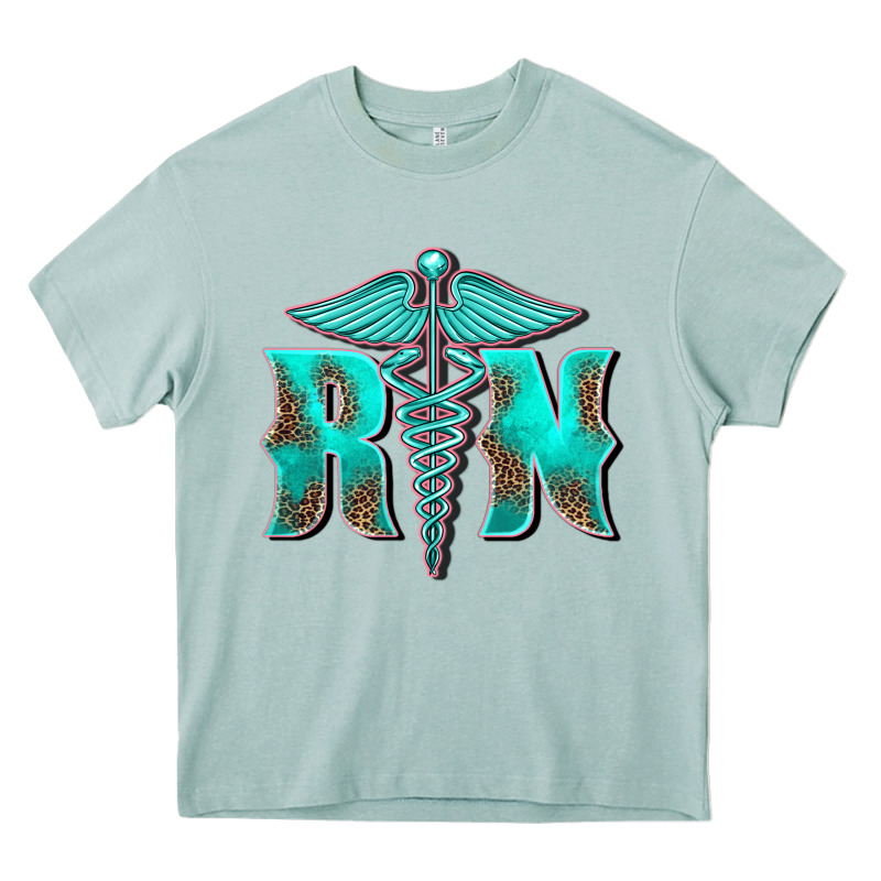 Registered Medical Symbol Nurse Heavy Core Tee by BarkalooDesign | Teevron