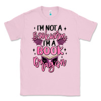 Bubblegum Pink i'm not a booksorm i'm a book dragon Classic Tee - MaliasSmallBusiness
