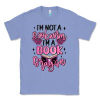 Colony Blue i'm not a booksorm i'm a book dragon Classic Tee - MaliasSmallBusiness