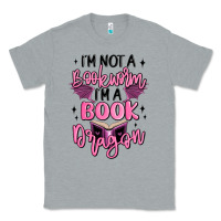 Heather Grey i'm not a booksorm i'm a book dragon Classic Tee - MaliasSmallBusiness
