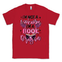 Red i'm not a booksorm i'm a book dragon Classic Tee - MaliasSmallBusiness