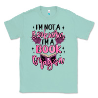 Seafoam i'm not a booksorm i'm a book dragon Classic Tee - MaliasSmallBusiness