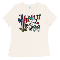 Bone wild and free Ladies Tee - CowhideDigitalArt