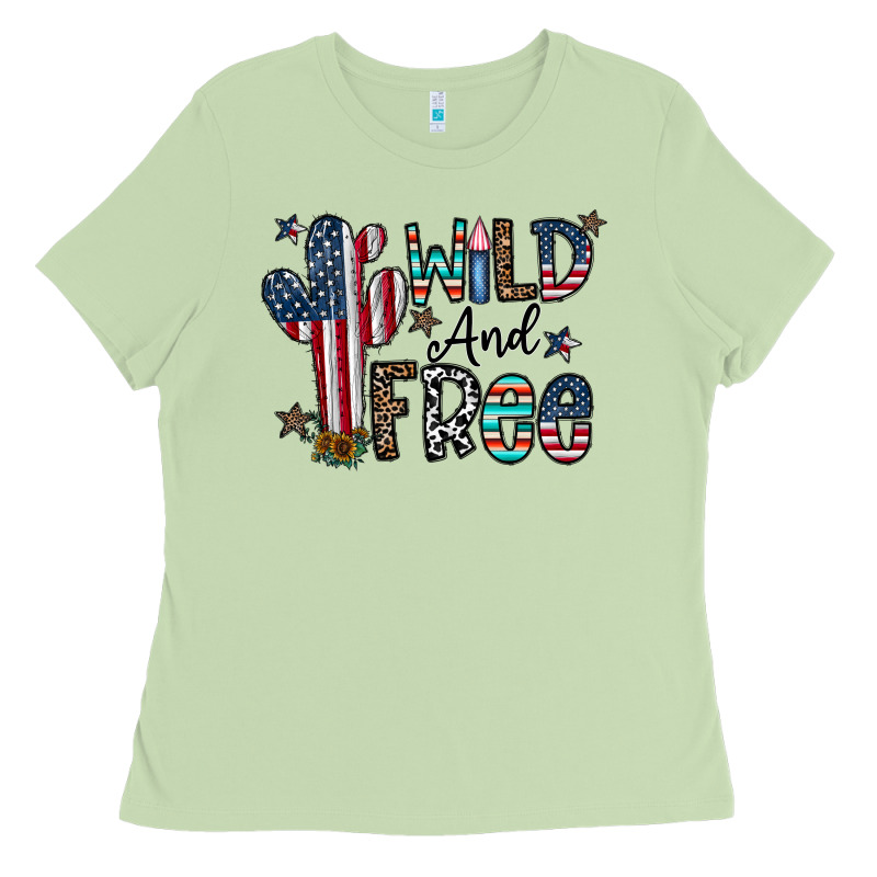 Wild And Free Ladies Tee by CowhideDigitalArt | Teevron