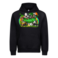 St. Patrick's Day Farm Animal Truck Urban Hoodie | Teevron