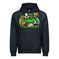 Navy St. Patrick's Day farm animal truck Urban Hoodie - FaDigitalArtStudio