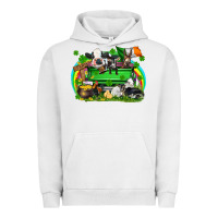 Pigment Lunar Rock St. Patrick's Day farm animal truck Urban Hoodie - FaDigitalArtStudio