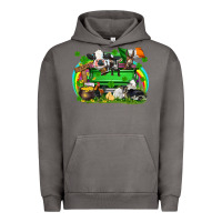 Pigment Tornado St. Patrick's Day farm animal truck Urban Hoodie - FaDigitalArtStudio