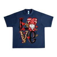 Navy love gnome Urban Heavy Tee - MaliasSmallBusiness