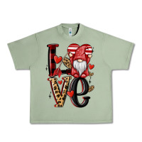 Oil Green love gnome Urban Heavy Tee - MaliasSmallBusiness