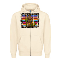 Sandshell Serape Cactus Zipper Hoodie - Bettercallsaul
