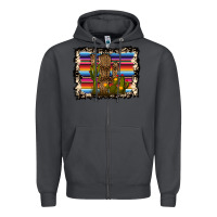 Smoke Serape Cactus Zipper Hoodie - Bettercallsaul