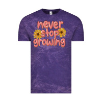 Cloud Purple never stop growing Vintage Tee - MaliasSmallBusiness