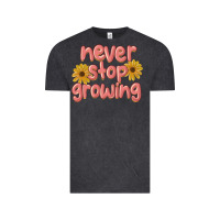 Vintage Black never stop growing Vintage Tee - MaliasSmallBusiness