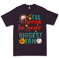 Plum i'll always be your biggest fan baseball Premium Tee - BundleAndBundleShop