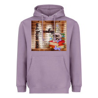Lavender never retring from reading Heavyweight Hoodie - TumblerDesignByShophia