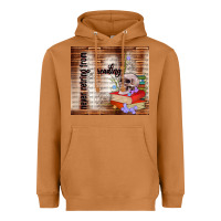 Meerkat never retring from reading Heavyweight Hoodie - TumblerDesignByShophia