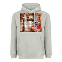 Moon Dust never retring from reading Heavyweight Hoodie - TumblerDesignByShophia