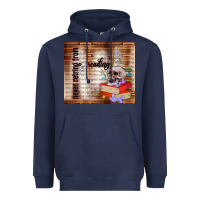 Navy never retring from reading Heavyweight Hoodie - TumblerDesignByShophia