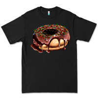 Black chocolate donut with candies Premium Tee - AdoDesignShop