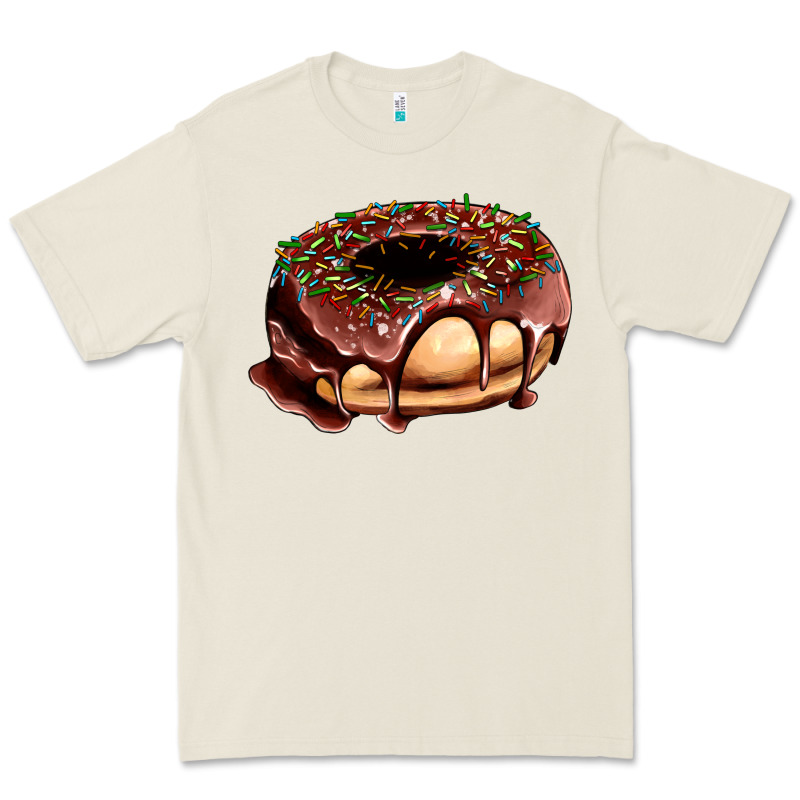 Chocolate Donut With Candies Premium Tee by AdoDesignShop | Teevron