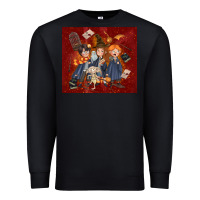 Black wizard kids with glitter Premium Sweatshirt - TumblerDesignByShophia