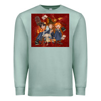 Seafoam wizard kids with glitter Premium Sweatshirt - TumblerDesignByShophia