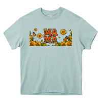 Arona sunflowers and butterflies mama 16oz libbey cup Heavy Core Tee - HRA Design Shop