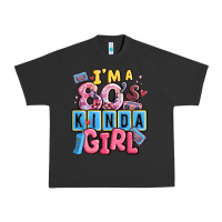 Pigment Black i'm a 80's kinda girl Urban Heavy Tee - MaliasSmallBusiness