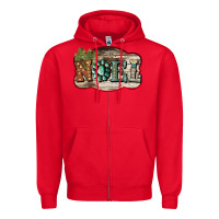 Red Christmas Noel Zipper Hoodie - Bettercallsaul