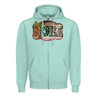 Seafoam Christmas Noel Zipper Hoodie - Bettercallsaul
