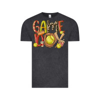 Vintage Black game day softball Vintage Tee - MaliasSmallBusiness