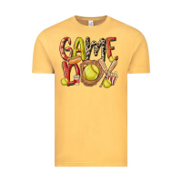 Vintage Mustard game day softball Vintage Tee - MaliasSmallBusiness