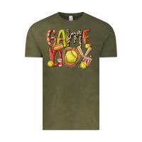 Vintage Olive game day softball Vintage Tee - MaliasSmallBusiness