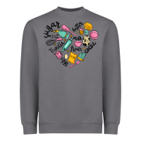 Vanilla Eggs Sugar Cocoa And Kitchen Heart Heavyweight Sweatshirt | Teevron