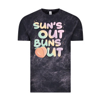 Cloud Black sun's out buns out Vintage Tee - JahusDesignShop