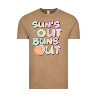 Vintage Coffee sun's out buns out Vintage Tee - JahusDesignShop