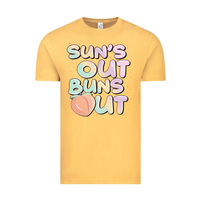 Sun's Out Buns Out Vintage Tee by JahusDesignShop | Teevron