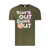 Vintage Olive sun's out buns out Vintage Tee - JahusDesignShop