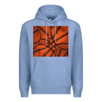 Colony Blue distressed basketball pattern Premium Hoodie - TumblerDesignByShophia