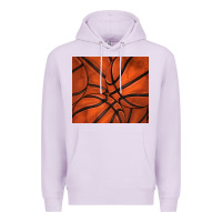 Lilac distressed basketball pattern Premium Hoodie - TumblerDesignByShophia