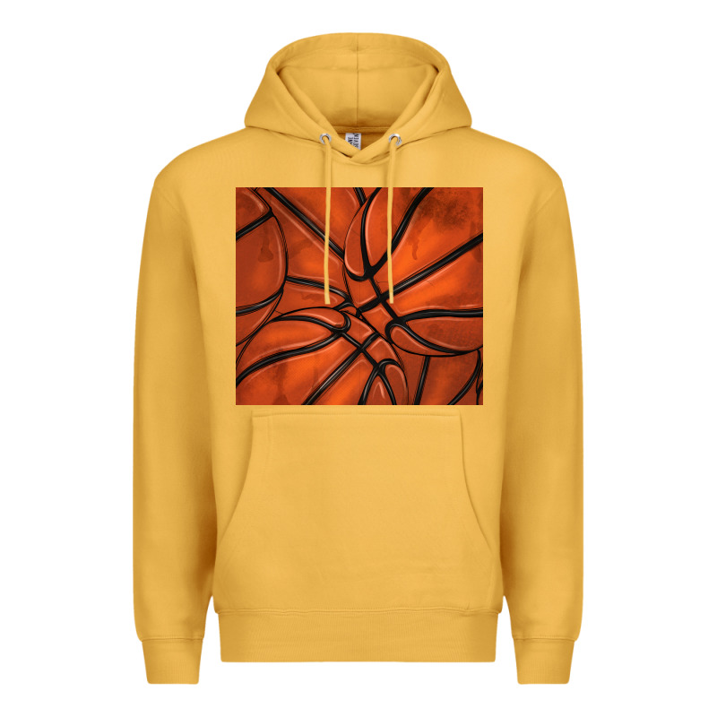 Distressed Basketball Pattern Premium Hoodie by TumblerDesignByShophia | Teevron
